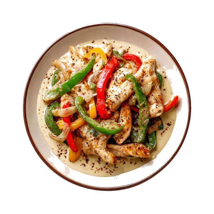 Chicken Bell Pepper Stir Fry